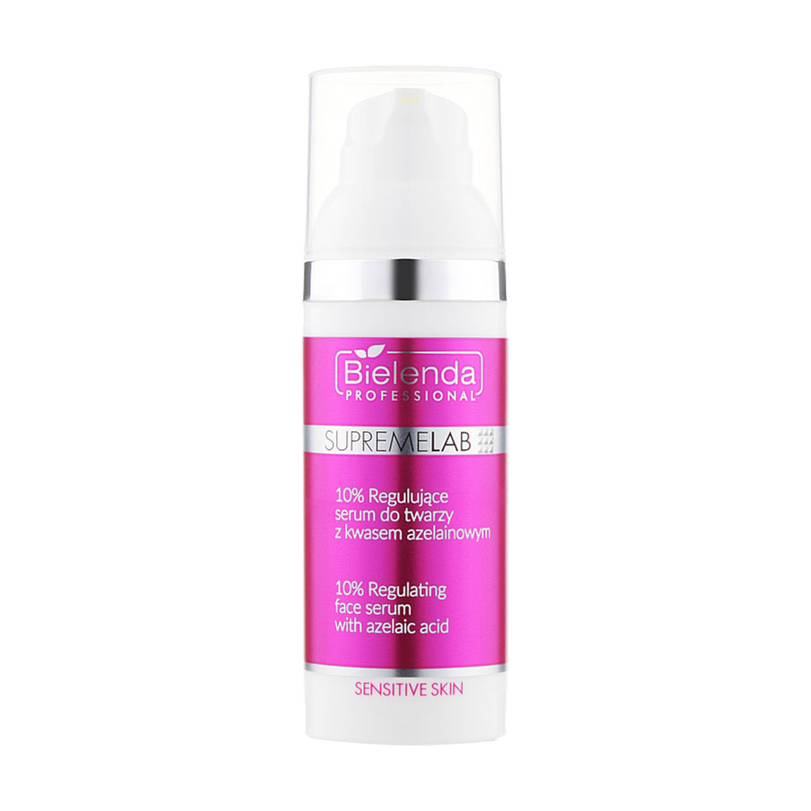 Регулювальна сироватка для обличчя Bielenda Professional Supremelab Sensitive Skin Face Serum з 10% азелаїновою кислотою, 50 мл